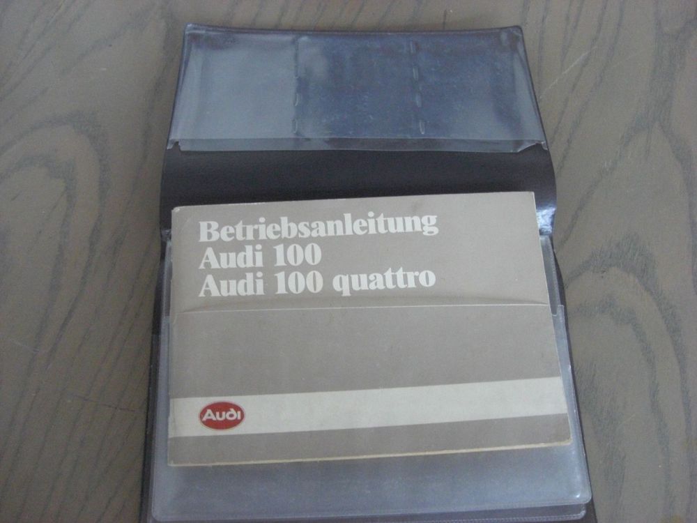 Bedienungsanleitung Audi 100 0 