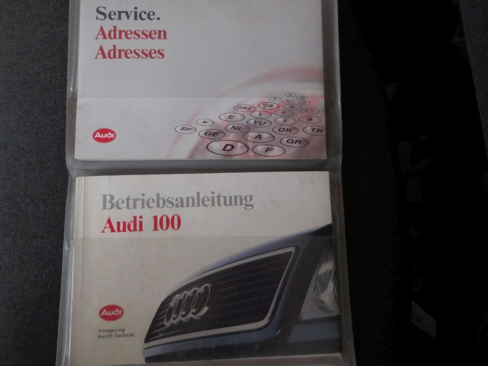 Bedienungsanleitung Betriebsanleitung Mappe Audi 100 C4AUDI 100 C4